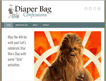 Tablet Screenshot of diaperbagconfessions.com